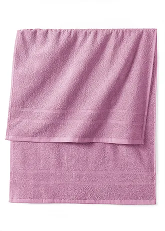 Serviette de toilette en éponge douce pur coton • mauve • Boutique bonprix