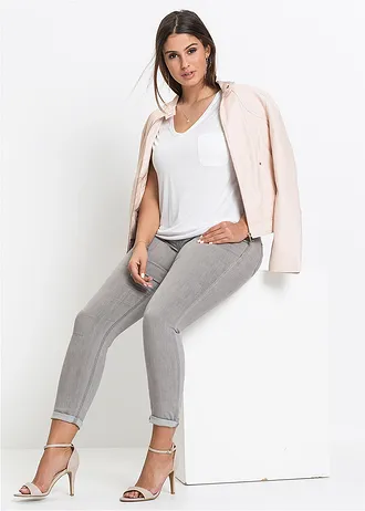 Tričko z měkké viskózy, barva: bílá