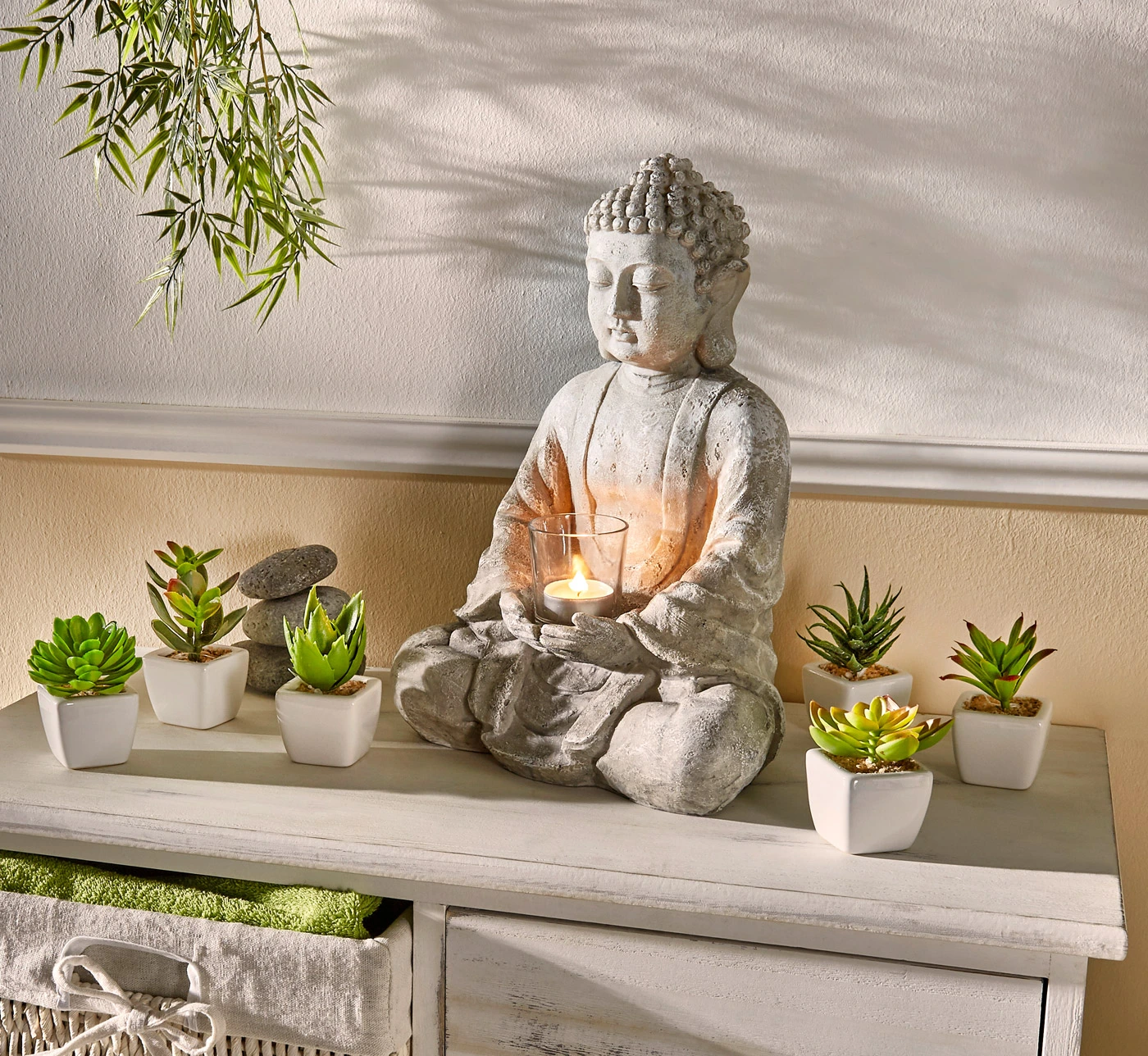 Plante suculente artificiale (set 6 buc.) • verde • magazin bonprix