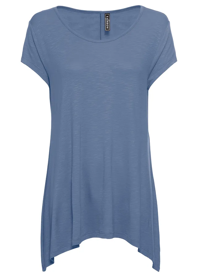 Asymmetrisch shirt • jeansblauw • bonprix online shop