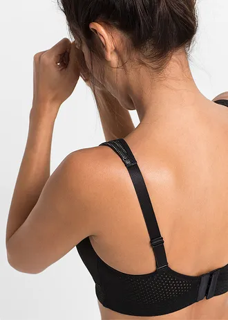 Soutien-gorge de sport, maintien fort • noir • Boutique bonprix