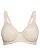Zmenšovací podprsenka s polstrovanými ramínky, barva: pískově béžová