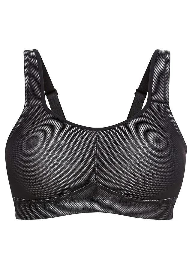 Soutien-gorge de sport, maintien fort • noir • Boutique bonprix