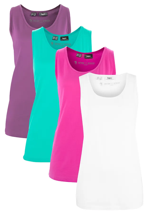 Maiou lung din bumbac 100% (set/5 buc.)