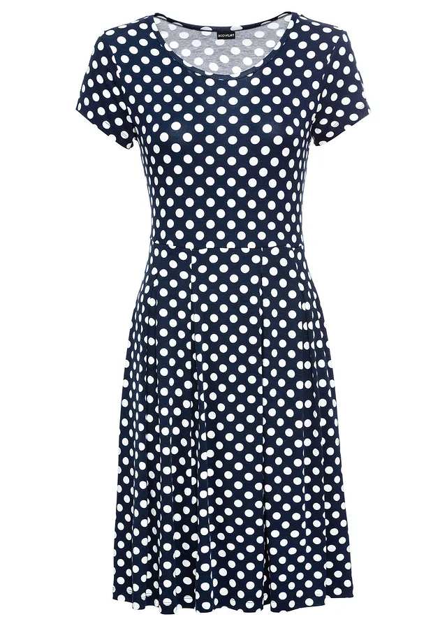 Rochie din jerse din amestec cu viscoză