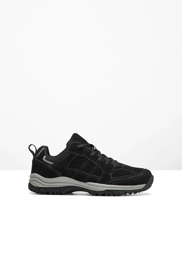 Chaussures de randonnée en cuir velours