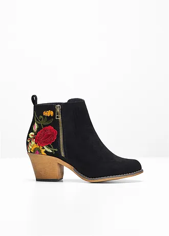 Bottines western avec broderies
