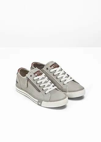 Sneakers Mustang à fermeture zippée • gris clair • Boutique bonprix