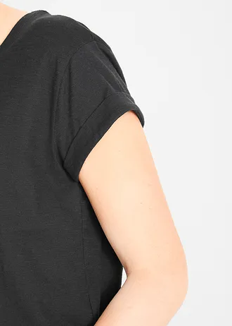 Boxy shirt • zwart • bonprix online shop