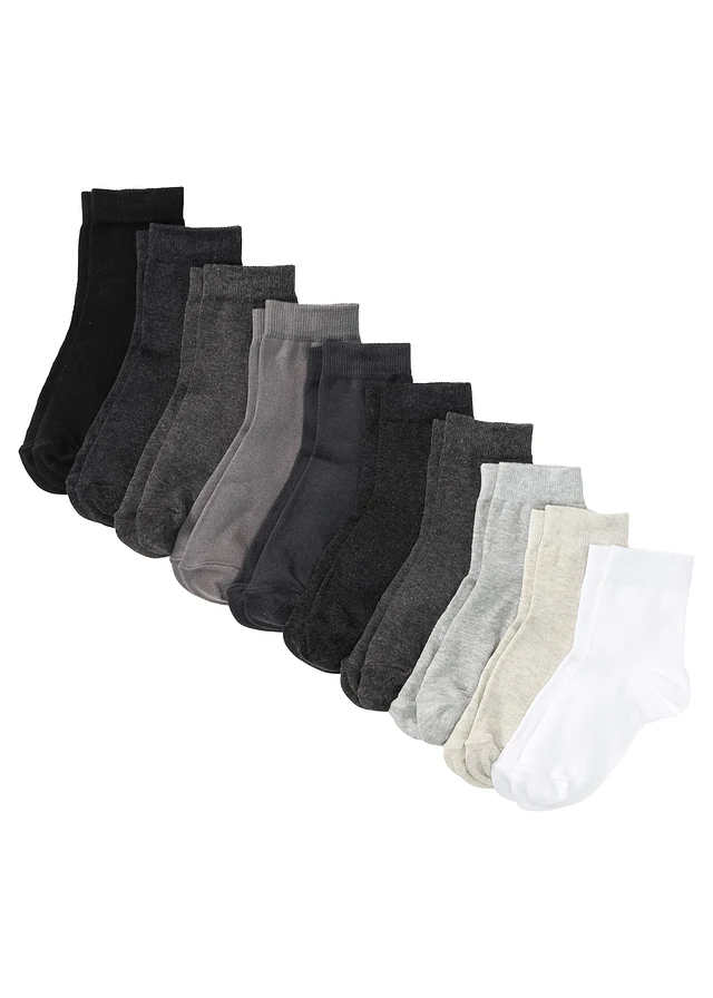 Lot de 10 paires de chaussettes courtes
