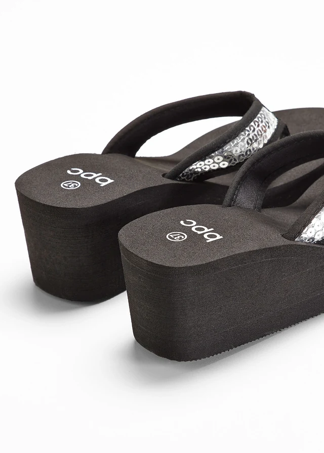 Mules compensées • noir • product-page.page-title-suffix