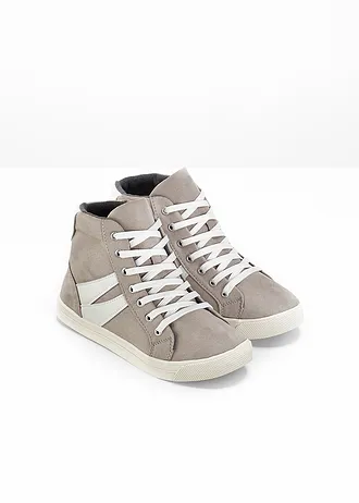 Hoge sneakers • lichtgrijs • bonprix online shop