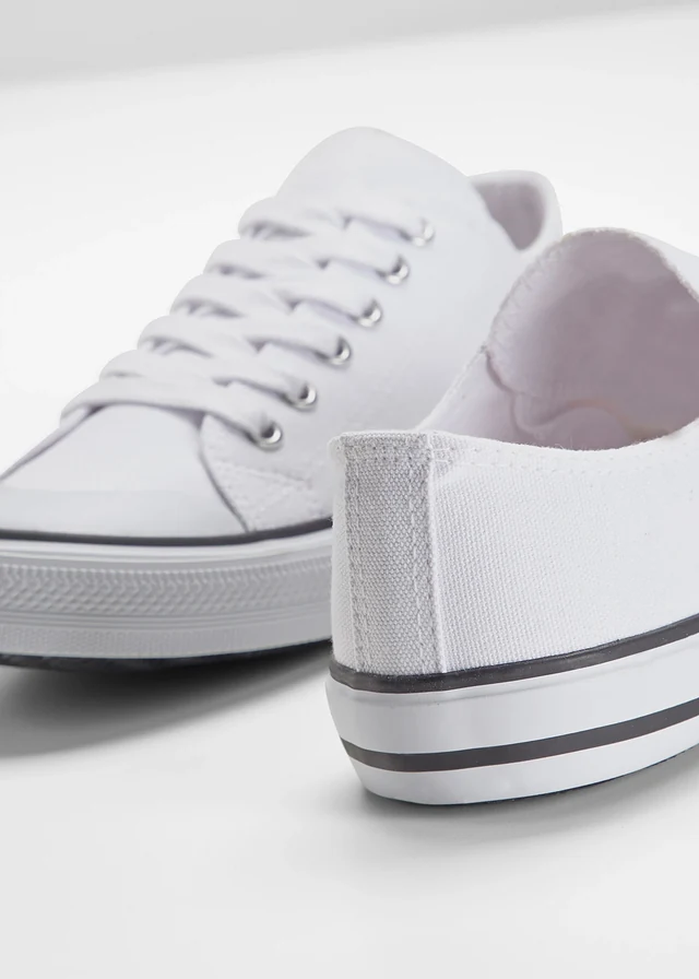 Tennis en toile coton • blanc • product-page.page-title-suffix