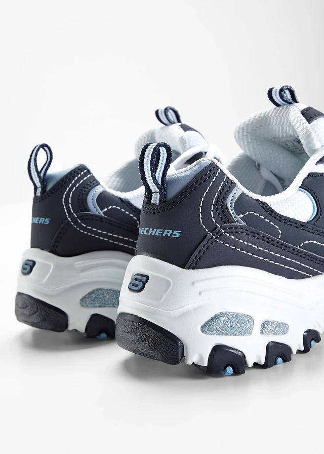 Leren chunky sneakers van Skechers • donkerblauw/wit • product-page.page-title-suffix