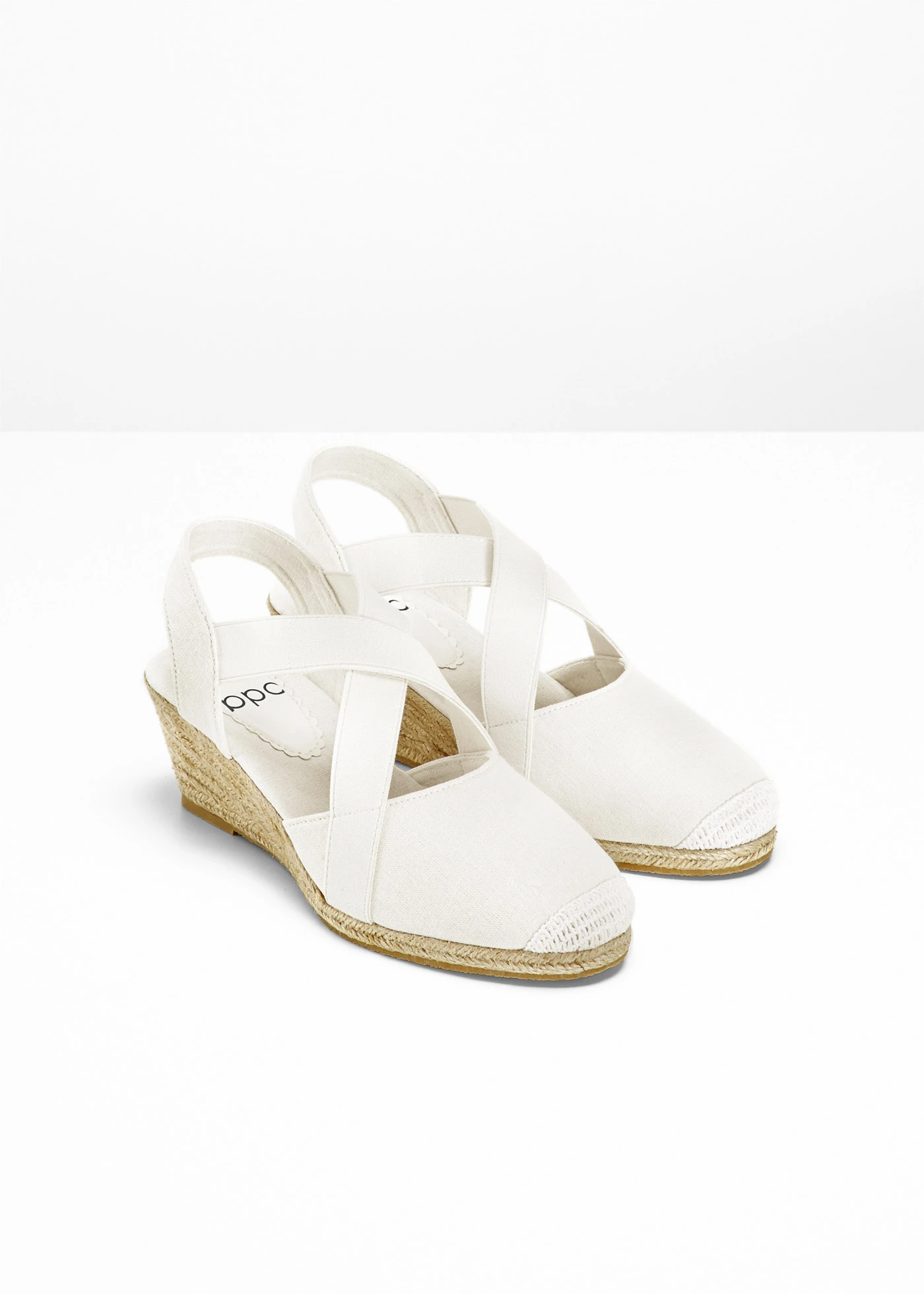 Sandaletten met elastische band • wit • bonprix online shop