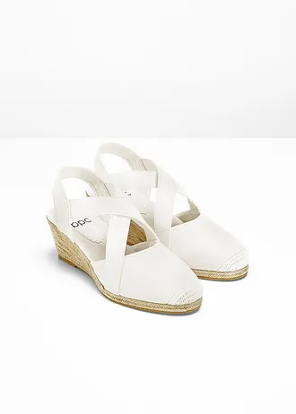 Sandaletten met elastische band • wit • bonprix online shop