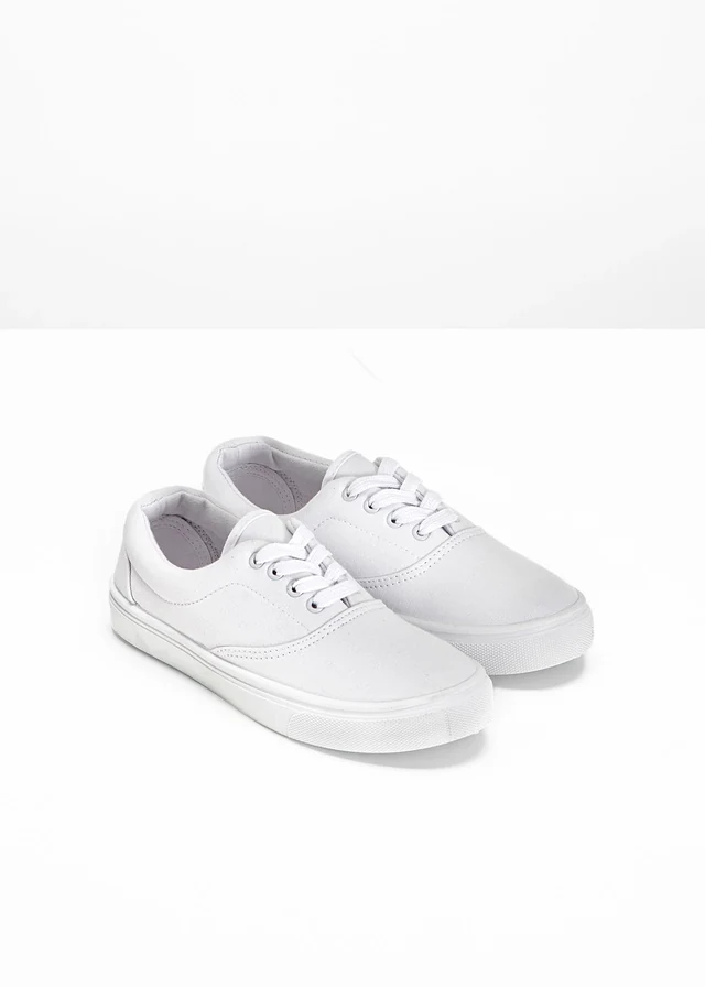 Sneakers van katoen-canvas • wit • product-page.page-title-suffix