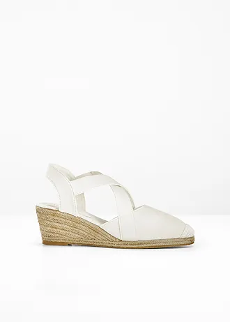Sandaletten met elastische band • wit • bonprix online shop