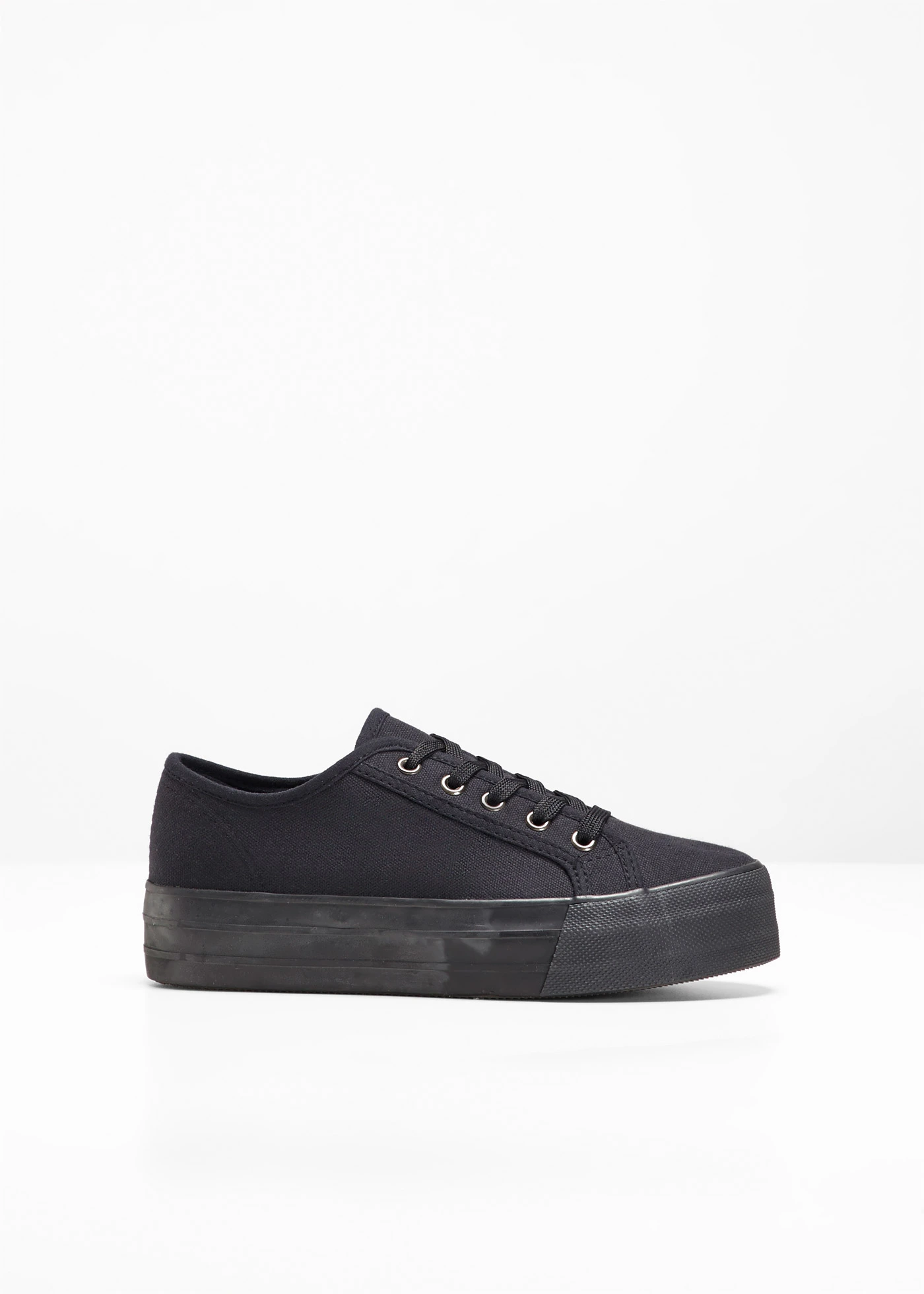 Plateau sneakers • zwart • bonprix online shop