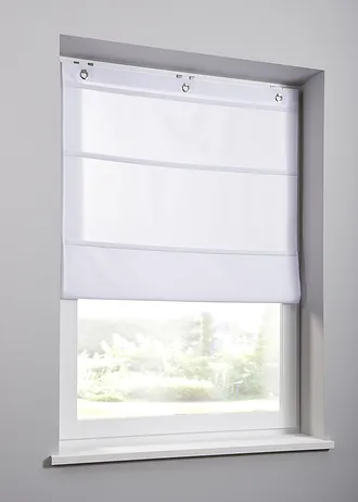 Store bateau aimanté, Couleur: blanc