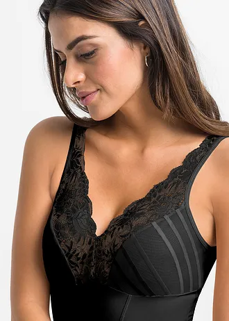 Body sculptant, maintien modéré, Couleur: noir