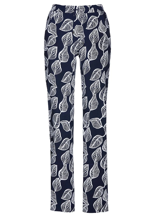 Pantalon à taille élastiquée