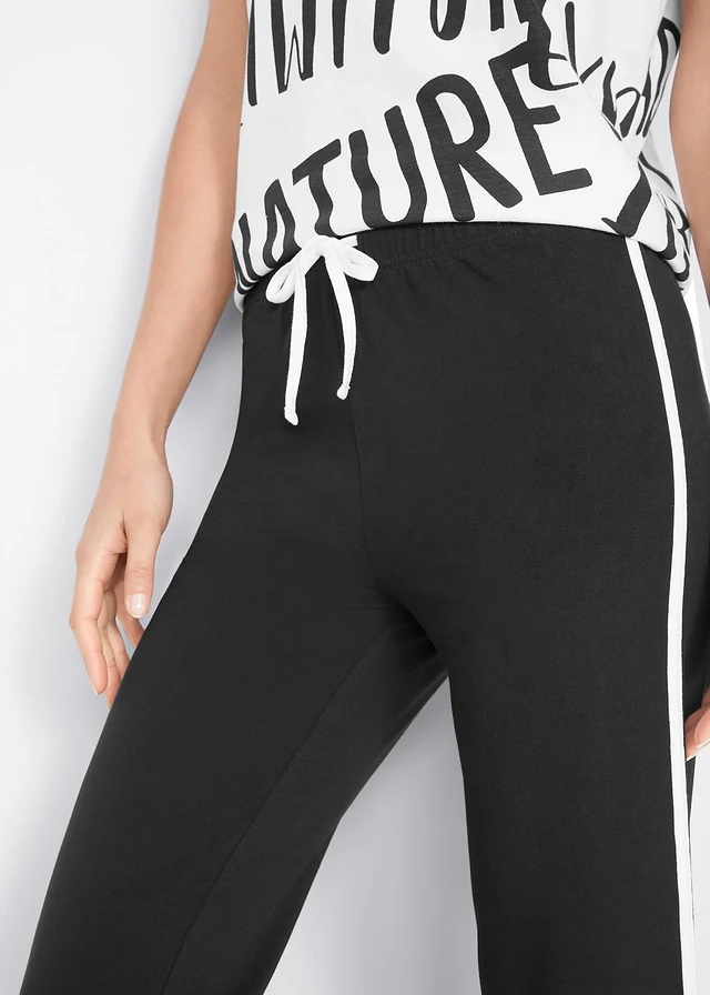 3/4 capri broek • zwart gestreept • product-page.page-title-suffix