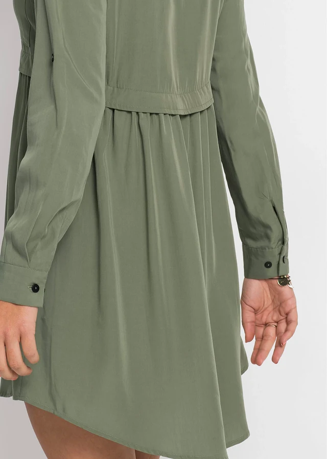 Robe-chemise courte • olive • product-page.page-title-suffix