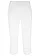 Capri kalhoty s pohodlným pasem, z bavlněné směsi, barva: bílá