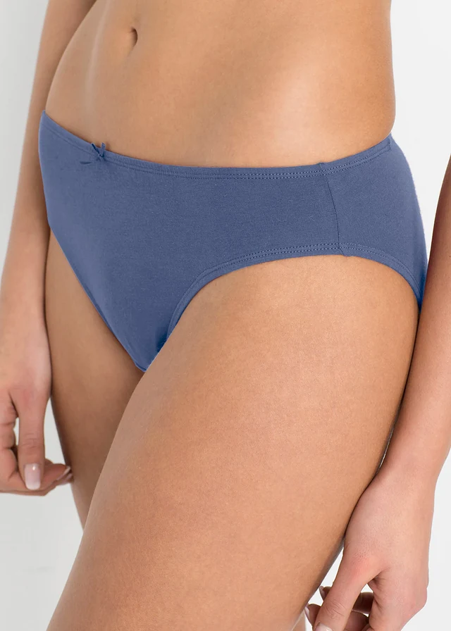 Slip (set van 6), Kleur: sandbeige+roze+indigo