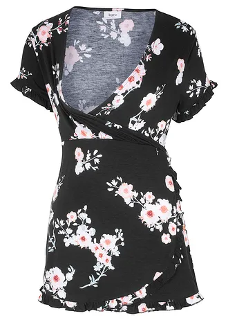 Gebloemde zwangerschapstuniek / voedingstuniek