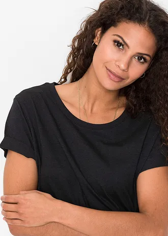 Úpletové oversize šaty • černá • bonprix obchod