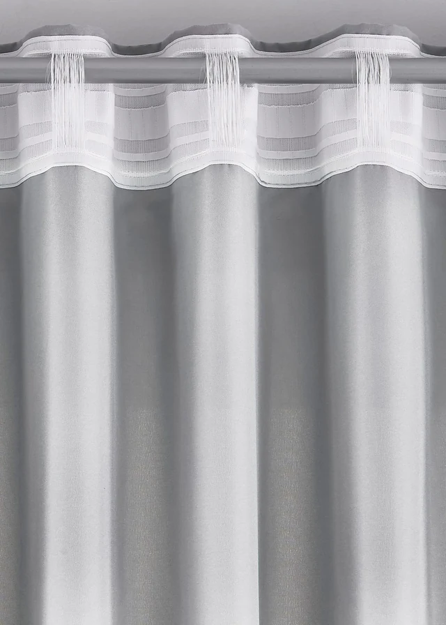 Lot de 2 rideaux en microfibre • gris argent • product-page.page-title-suffix