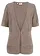 Ajour vest, Kleur: taupe