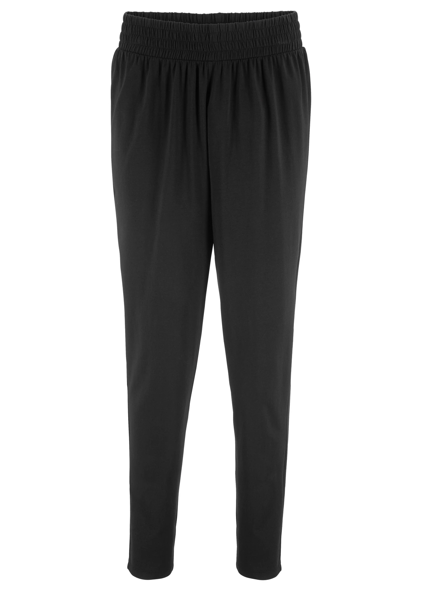 Jersey broek van katoen mix • zwart • bonprix online shop