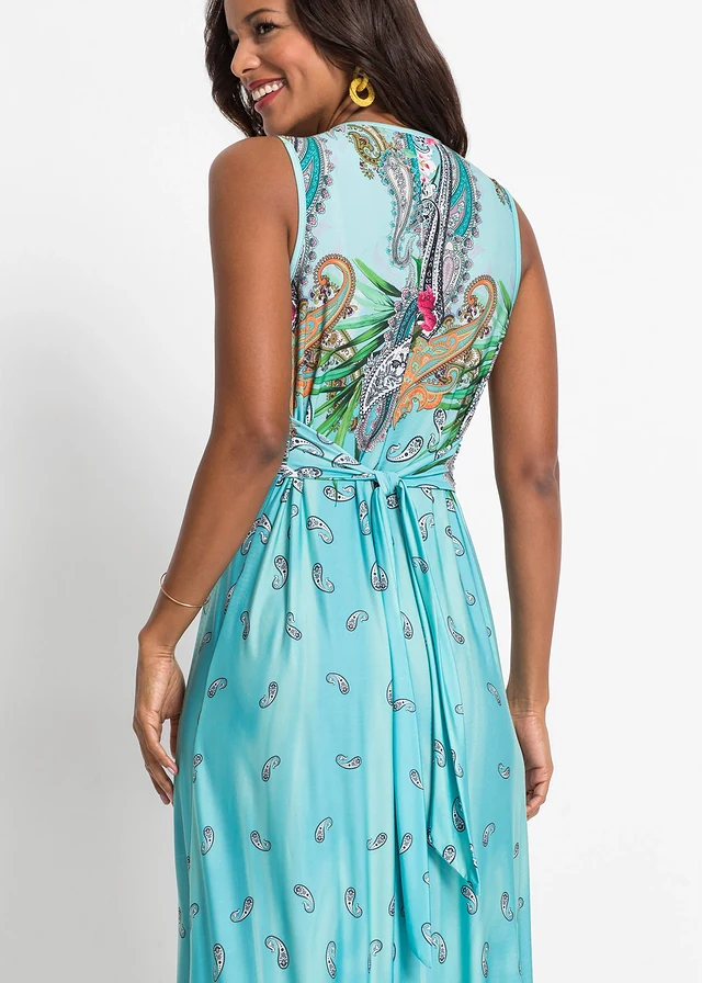 Robe longue estivale • turquoise • product-page.page-title-suffix