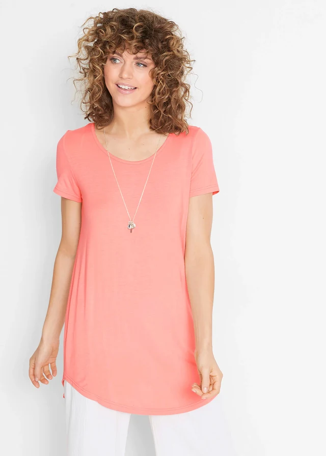 Longshirt, korte mouw