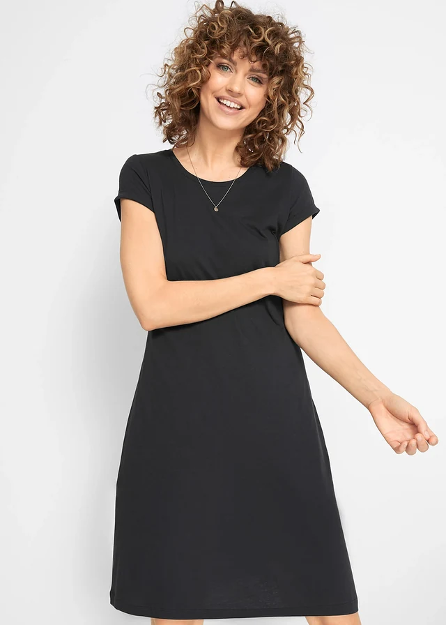 Robe en jersey 100% coton • noir • product-page.page-title-suffix