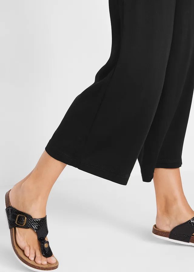 Jupe-culotte en viscose fluide • noir • product-page.page-title-suffix