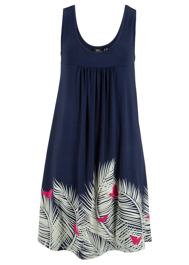 Rochie jerse de vîscoză, fără mâneci