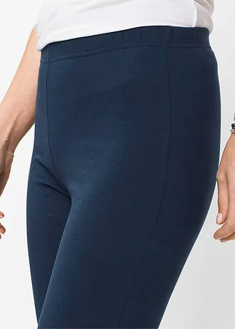 Capri legging met biologisch katoen • donkerblauw • bonprix online shop