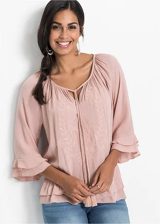 Tuniek van zachte viscose • lichtroze • bonprix online shop