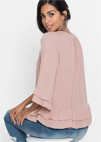 Tuniek van zachte viscose • lichtroze • bonprix online shop