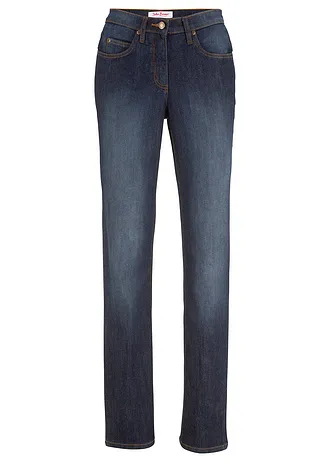 Jeansy ze stretchem, straight, mid waist
