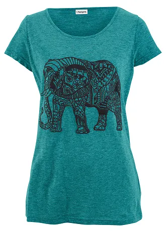 Tričko s krátkým rukávem a potiskem, z organické bavlny