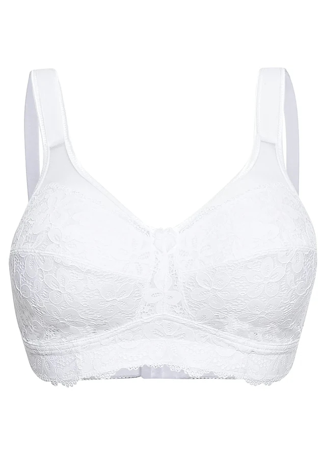 Soutien-gorge grand maintien sans armatures, bretelles rembourrées