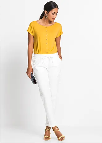 Linnen broek, Kleur: wit