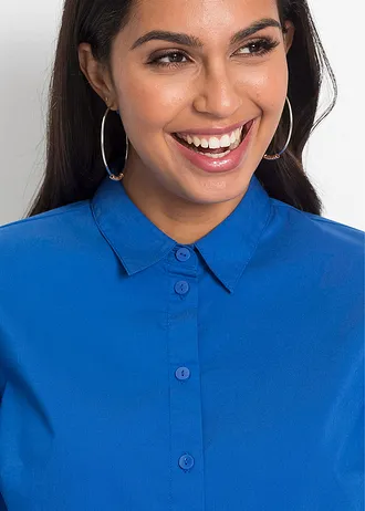 High-low blouse • azuurblauw • bonprix online shop