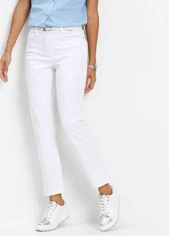 Pantalon extensible 7/8, Couleur: blanc