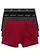 Lot de 3 boxers coton, Couleur: noir/rouge foncé/rouge érable/rouge piment/gris fumé/rouge brun rayé